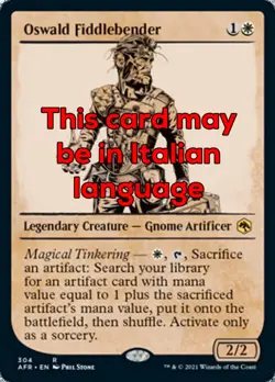 MTG OSWALD FIDDLEBENDER EXC - OSWALD FIDDLEBENDER - AFR X IT - MAGIC - Image 1