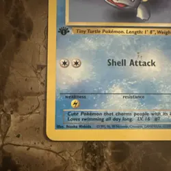 Pokemon TCG Squirtle Team Rocket 68/82 1st Edition Regular 50 HP Common - Image 5