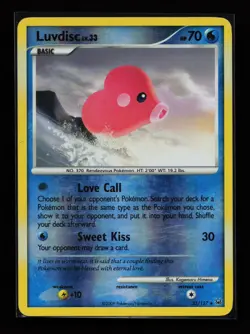 Luvdisc 35/127 Reverse Holo Rare Platinum Pokemon Card - Image 1