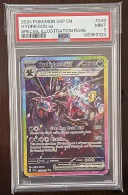Pokemon Hydreigon ex 240/191 Surging Sparks Special Illustration Rare PSA 9 Mint - Image 1