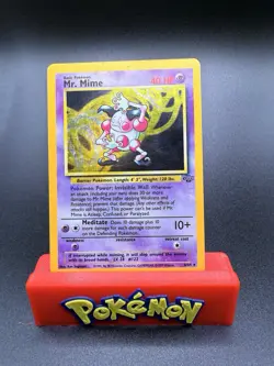 Pokemon TCG Mr Mime Jungle 6/64 Jungle Holo Rare MP / HP - Image 1