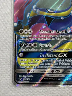 Alolan Muk GX 138/147 Sun & Moon Burning Shadows Full Art Near Mint Pokemon TCG - Image 2