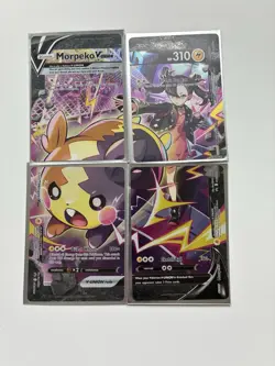 Pokemon TCG Morpeko V Union Jumbo 2023 4 Peice Set SWSH287 - Image 1