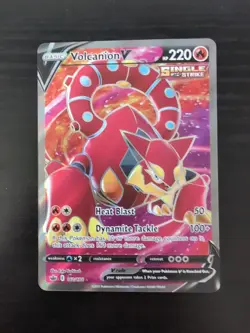 2021 Pokemon Volcanion V (Full Art) 162/198 Chilling Reign Holo - Image 1