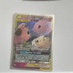Pokemon Togepi & Cleffa & Igglybuff GX TAG TEAM Ultra Rare Holo Sm-Cosmic Eclip. - Image 1