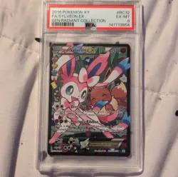 Pokemon Sylveon EX Full Art Holo RC32 XY Generations Radiant Collection 2016 PSA - Image 1
