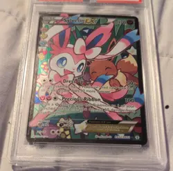 Pokemon Sylveon EX Full Art Holo RC32 XY Generations Radiant Collection 2016 PSA - Image 4