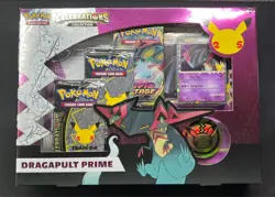 Pokemon TCG: Celebrations Collection-Dragapult Prime Box (Box Damage) - Image 1