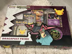 Pokemon TCG Celebrations Collection Dragapult Prime Box Sealed 820650809385 - Image 1