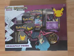 Pokemon TCG Celebrations Collection Dragapult Prime Box Sealed - Image 1