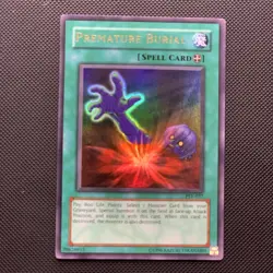 Yugioh Premature Burial PSV-037 Ultra Rare Original Print - Image 1