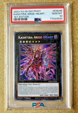 PSA 10 - 2023 Yu-Gi-Oh! PHHY, Kashtira Arise-Heart, 1st Edition - Image 1