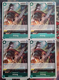 4x Arlong OP06-023 Rare Englisch PLAYSET NM One Piece - Image 1