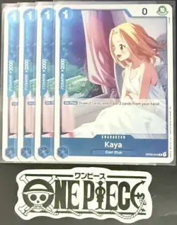4x One Piece OP03-044 R Kaya - English - Foil - Playset - TCG - NM/M - Image 1