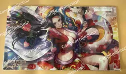 One Piece Chinese Card Game Exclusive 2nd Anniversary Boa Hancock Card Playmat - Image 1