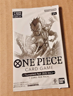 One Piece English Booster Promo Tournament Pack Vol.2 OP Card Carte Mint 2025 - Image 1