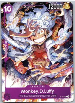 Monkey.D.Luffy P-041 Starter Deck 18: PURPLE Monkey.D.Luffy One Piece - Image 1
