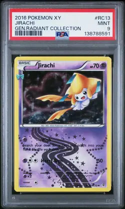 2016 POKEMON XY GENERATIONS RADIANT COLLECTION #RC13 JIRACHI PSA 9 - Image 1