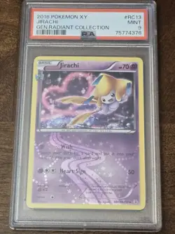 2016 Jirachi Radiant Collection- Pokemon XY Generations #RC13 - PSA 9 MINT - Image 1