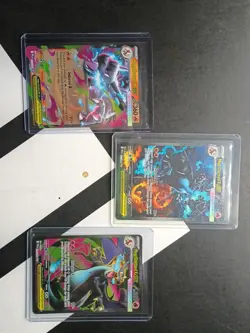 Mega Charizard X ex Lot - Phantasmal Flames (PFL) - 3 Card Set Near Mint Chase - Image 1