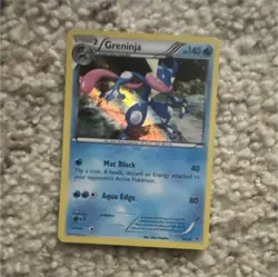 Pokemon Greninja Regular Card 140 HP Stage 2 14/39 Kalos Starter Set 2013 - Image 1