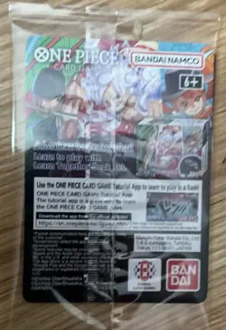 One Piece Monkey.D.Luffy Basketball Promo Card Rutgers Sealed Package - Image 2