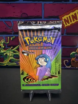 Pokemon TCG Gym Challenge Booster Pack Sabrina Art WOTC 2000 Sealed 742818062244 - Image 1