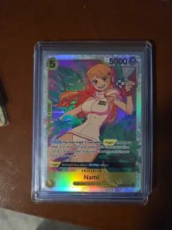 Nami SR OP08-106 English One Piece Card Game Two Legends - Image 1