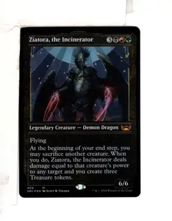 MTG SkeenAB Ziatora the Incinerator GILDED FOIL from New Capenna. NM. - Image 1