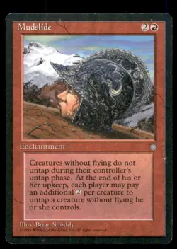 Mudslide LP Light Play Ice Age MTG [12269] - Image 1