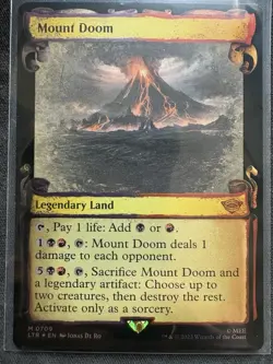 Mount Doom (Showcase Scrolls Foil) the Lord of the Rings: Magic the Gathering - Image 1