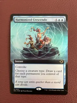 Harmonized Crescendo (Extended Art) Lorwyn Eclipsed Foil - Image 1