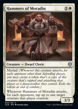 4x Hammers of Moradin - M/NM - CML: Battle for Baldur's Gate - Image 1