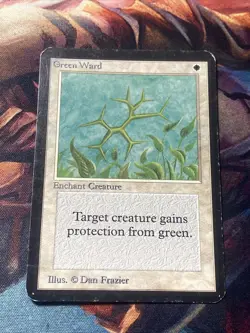 Green Ward x1 mtg Alpha Lp - Image 1