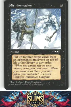 Misinformation - Alliances - MTG - Uncommon - # - NM - Image 1