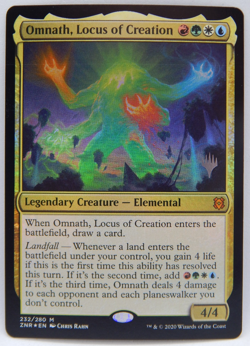 2020 MTG Zendikar Rising - Foil Promo #232 - OMNATH, LOCUS OF CREATION - Image 1