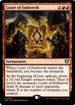 Court of Embereth Commander: Wilds of Eldraine Regular Red Rare 0024 - Image 1