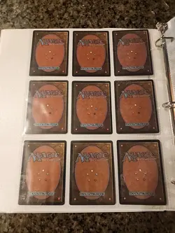 Vintage Magic The Gathering Binder Collection Card Lot MTG 1993-2003 Rares - Image 2