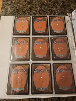 Vintage Magic The Gathering Binder Collection Card Lot MTG 1993-2003 Rares - Image 5