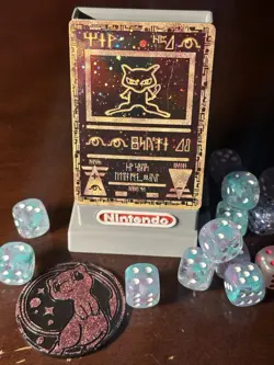 Pokemon TCG Ancient Mew Promo Holo Card Damaged - Image 1