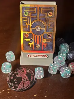 Pokemon TCG Ancient Mew Promo Holo Card Damaged - Image 2