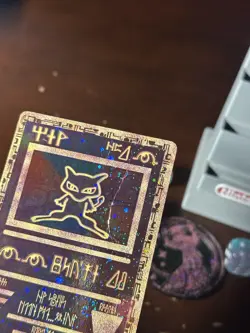 Pokemon TCG Ancient Mew Promo Holo Card Damaged - Image 3