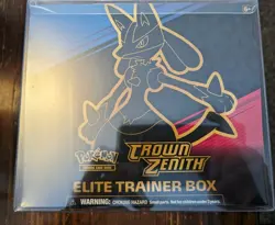 Pokemon TCG Sword & Shield Crown Zenith ETB Elite Trainer Box Factory Sealed - Image 1