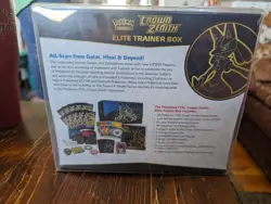 Pokemon TCG Sword & Shield Crown Zenith ETB Elite Trainer Box Factory Sealed - Image 2