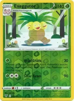 Pokemon - Exeggutor - 005/185 - Reverse Holo Rare - Vivid Voltage - NM/M - Image 1