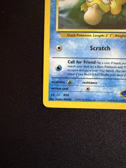Pokemon TCG Misty’s Psyduck W Stamp Promo - Gym Heroes - Vintage WOTC 2000 NM - Image 3