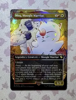Mog, Moogle Warrior (Borderless) (Chocobo Track Foil) Final Fantasy Magic - 0476 - Image 1