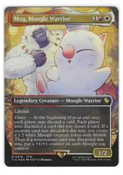 Mog, Moogle Warrior (Borderless) (Chocobo Track Foil) Final Fantasy Magic - 0476 - Image 1