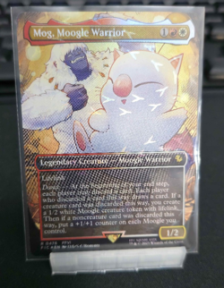 Mog, Moogle Warrior (Borderless) (Chocobo Track Foil) Final Fantasy Magic - 0476 - Image 1