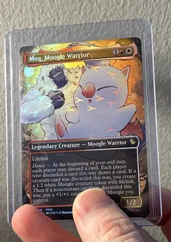 Mog, Moogle Warrior (Borderless) (Chocobo Track Foil) Final Fantasy Magic - 0476 - Image 1